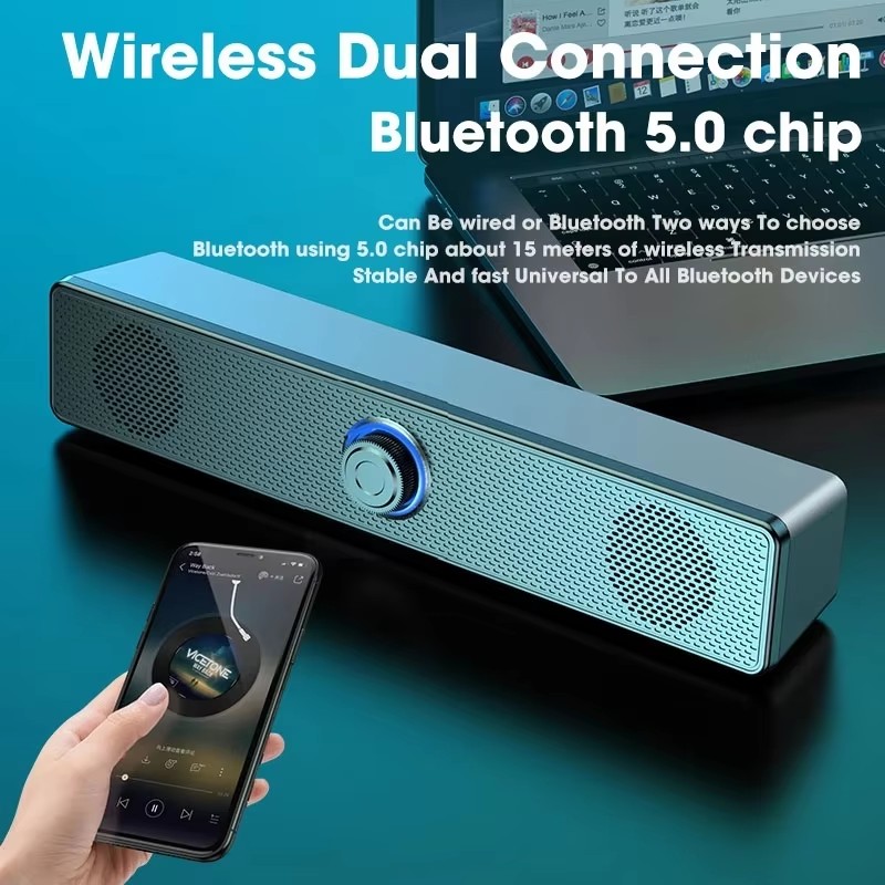 Home Cinema Tv - Barra de Sonido Musical para Computadora,