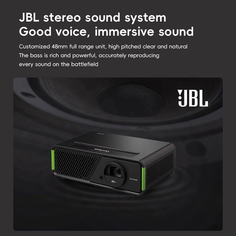 Home Cinema Jbl - Proyector DLP ViewSonic TK9 4K UHD,