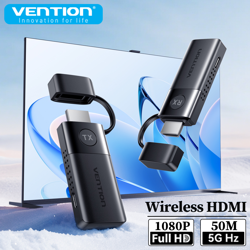Home Cinema Wireless - Vention Transmisor y receptor HDMI inalámbrico