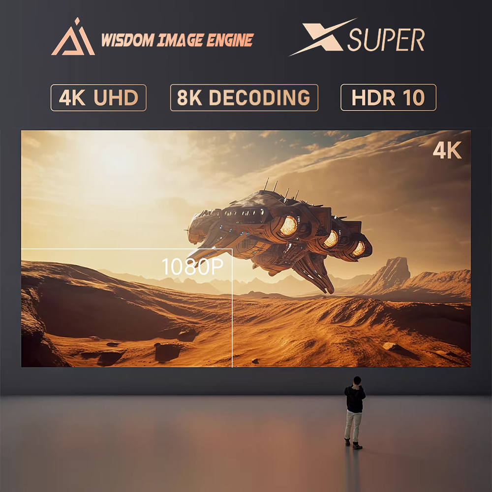 Proyector Dangbei F6 DLP 4K co - Audio Home Cinema reseña y precio