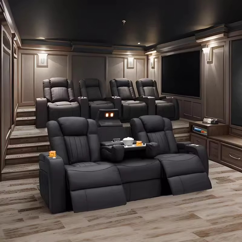 Juego de Sofás Reclinables de  - Home Cinema Chairs reseña y precio