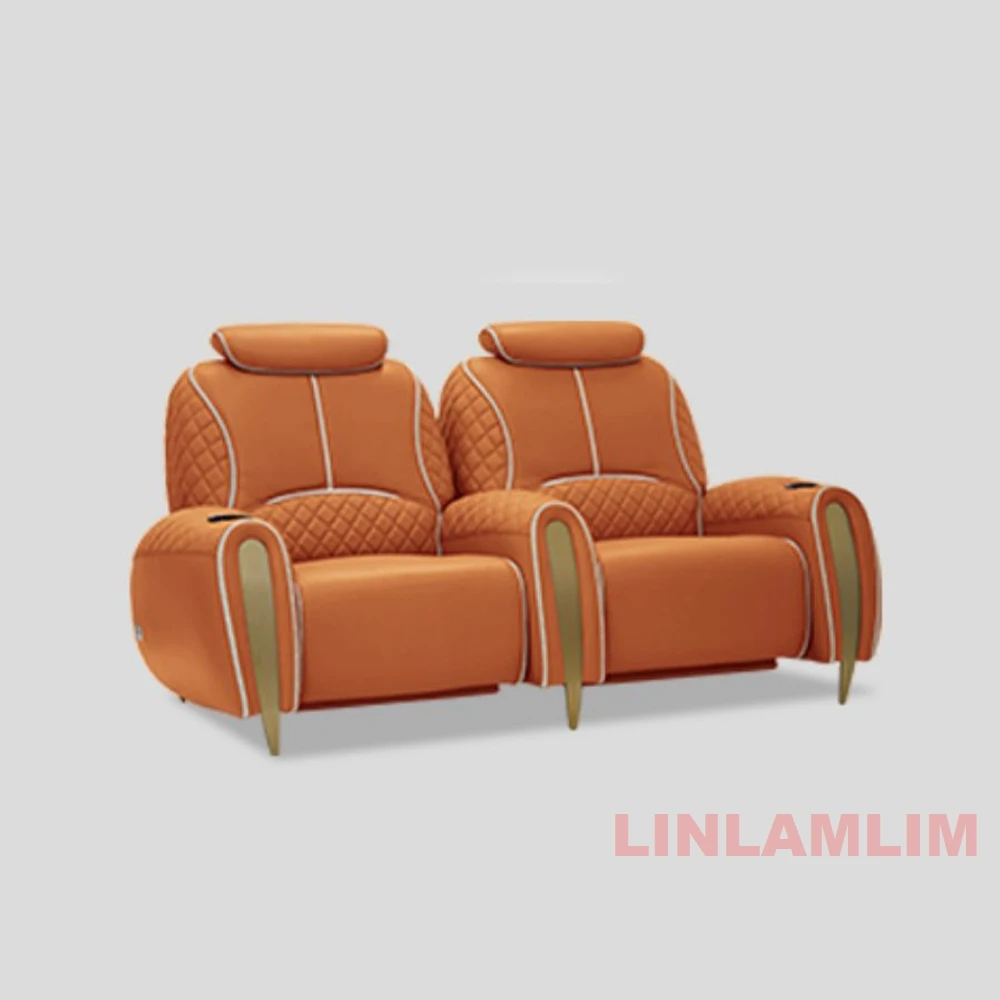 Sofá reclinable eléctrico de l - Home Cinema Chairs reseña y precio