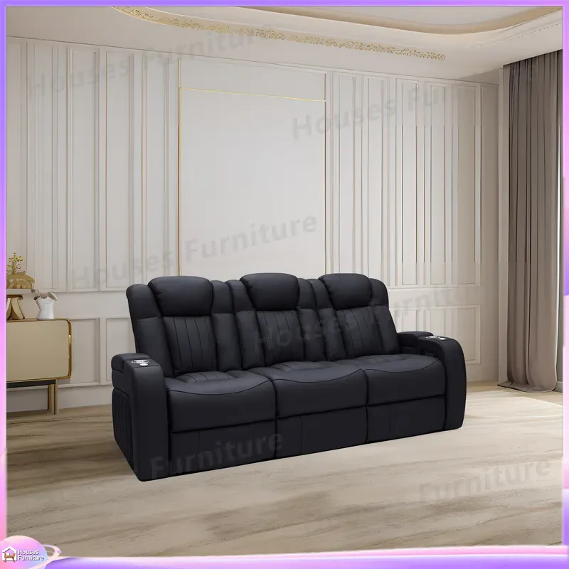 Sillón Reclinable de Cuero par - Home Cinema Chairs reseña y precio